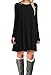 DEARCASE Women's Casual Long Sleeve Simple T-Shirt Loose Dress