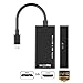 Micro USB to HDMI Adapter, MHL to HDMI Converter Cable Android Smartphone Tablet MHL Function, Support Full HD 1080P Video Audio Output (micro usb to hdmi)
