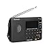 Kaimeda SRW-710S Mini Digital AM FM SW LCD Shortwave World Band Radio & Sleep Timer, Micro SD/TF USB Disk Speaker MP3 Music Player Stereo, Portable Pocket Novelty Receiver, Handheld CB Transceiver