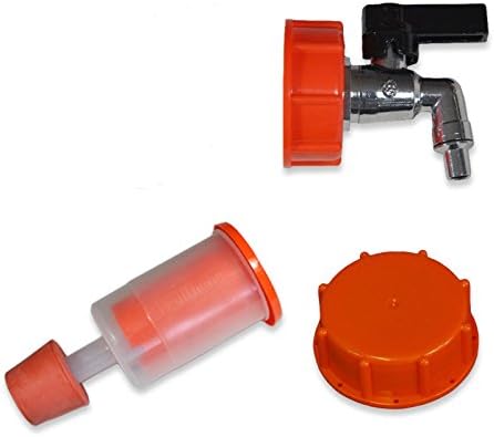 Lot of 3 Speidel accessories for fermenter 1 Airlock + 1 brass cock + 1 cap (137+252+140)