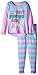 Komar Kids Girls' Snowflakes Jersey/bmj Sleep Set