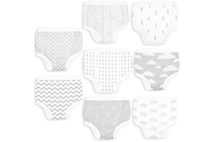 BaeBae Goods Grey Clouds Baby Training Underwear for Boys and Girls (2T), Absorbent Underpants