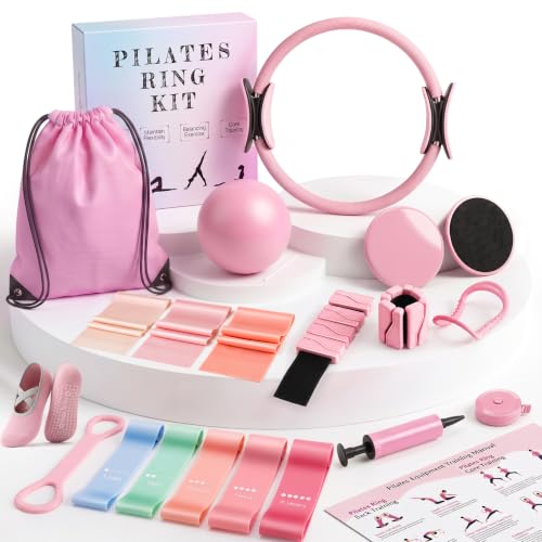 24 PCS At Home Pilates Kit for Women Pilates