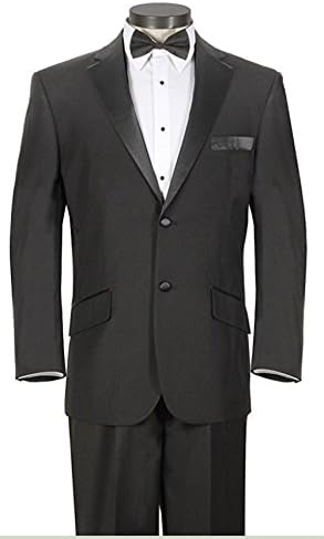 Fortino Landi 2 Button Classic Tuxedo T702 , Black & White