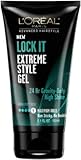 L'Oreal Paris Lock It Extreme Style Gel, 5.1 Ounce (2 Pack)