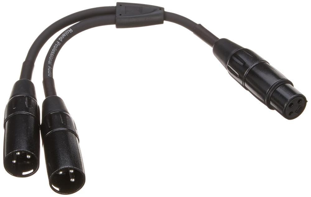 ROLAND Rcc-Yc-Xf2Xm Interconnect Cables, Black