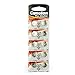 Camelion AG10 Button Cell Batteries, Alkaline Button Battery, 1.5V 10pcs Per Pack
