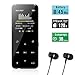 XIAOWU MP3 Player 16GB Bluetooth Digital Music Player Support FM Radio Photo Browsing Video Play Pedometer Voice Recorder Text Reading with Earphone Armband for Sport Running