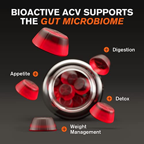 Organic Apple Cider Vinegar Gummies with The Mother Energy Boost Plus