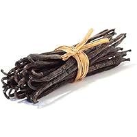 10 Madagascar Vanilla Beans Whole Gourmet Extract Grade B Pods for Baking, Extract, Cooking, Brewing 5-7 inches