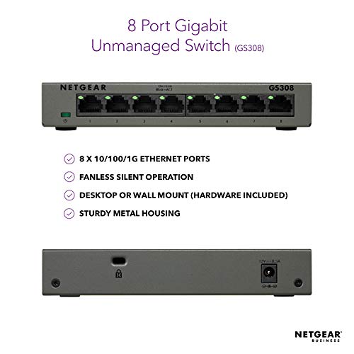 1 NETGEAR+Ethernet+Unmanaged+Internet+Splitter