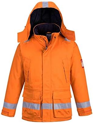 Portwest FR Anti-Static Winter Jacket, Size: L, Colour: Royal Blue, FR59RBRL - Image 5
