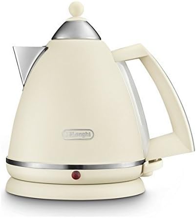 De'Longhi Argento Flora KBX3016 Kettle (3kW) and CTO4 4-Slice Toaster (1800W) (Beige), Off-white - Image 3