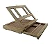 Strokes Art Supplies Artistic Wooden Desk Easel W13 inch H10 inch D2 inch With Drawer Includes Free Wooden Palette