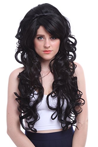 Nuoqi Lady's Wavy Style Long Princess Countess Curly Hairs Cosplay Wigs