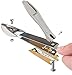 Nail Clippers Set with Catcher,Very Sharp Sweet Cleaning Cloth Deluxe Sturdy Stainless Steel Fit Fingernail and Toenail, Suitable to Men,women,baby and Thick Nails (Classic Big&Small)