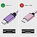 Galaxy S9 Charger, Benicabe (2-Pack 3FT) USB Type C Samsung Adaptive Fast Charging Cable Nylon Braided Cord for Samsung Galaxy S9 Plus, S8/S8 Plus, Note 8, Note 9 and More(Lilac Purple)