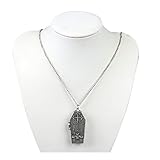 CA Mode Vintage Gothic Punk Coffin Locket Necklace Bat Long Sweater Jewelry