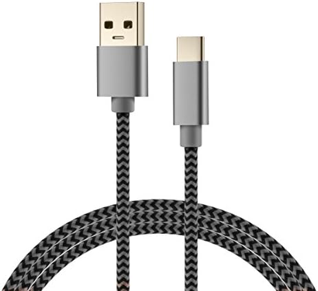USB Type C Charger Cable,SHNVIR USB C to USB 3.0 Nylon Braided Android Charger Cable Fast Charging Phone Charger Cord for Samsung Galaxy S8, S8 Plus,Note 8, LG G6 V20 G5,New Macbook and More (Gray)