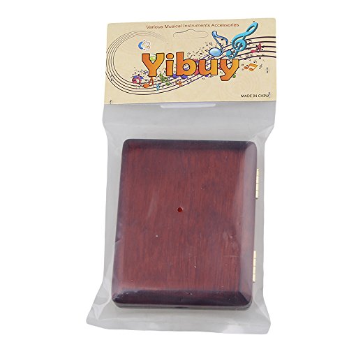 image for Yibuy Red Hand Carved Wooden Oboe Reed Case Hold for 6PCS Reeds Hold S