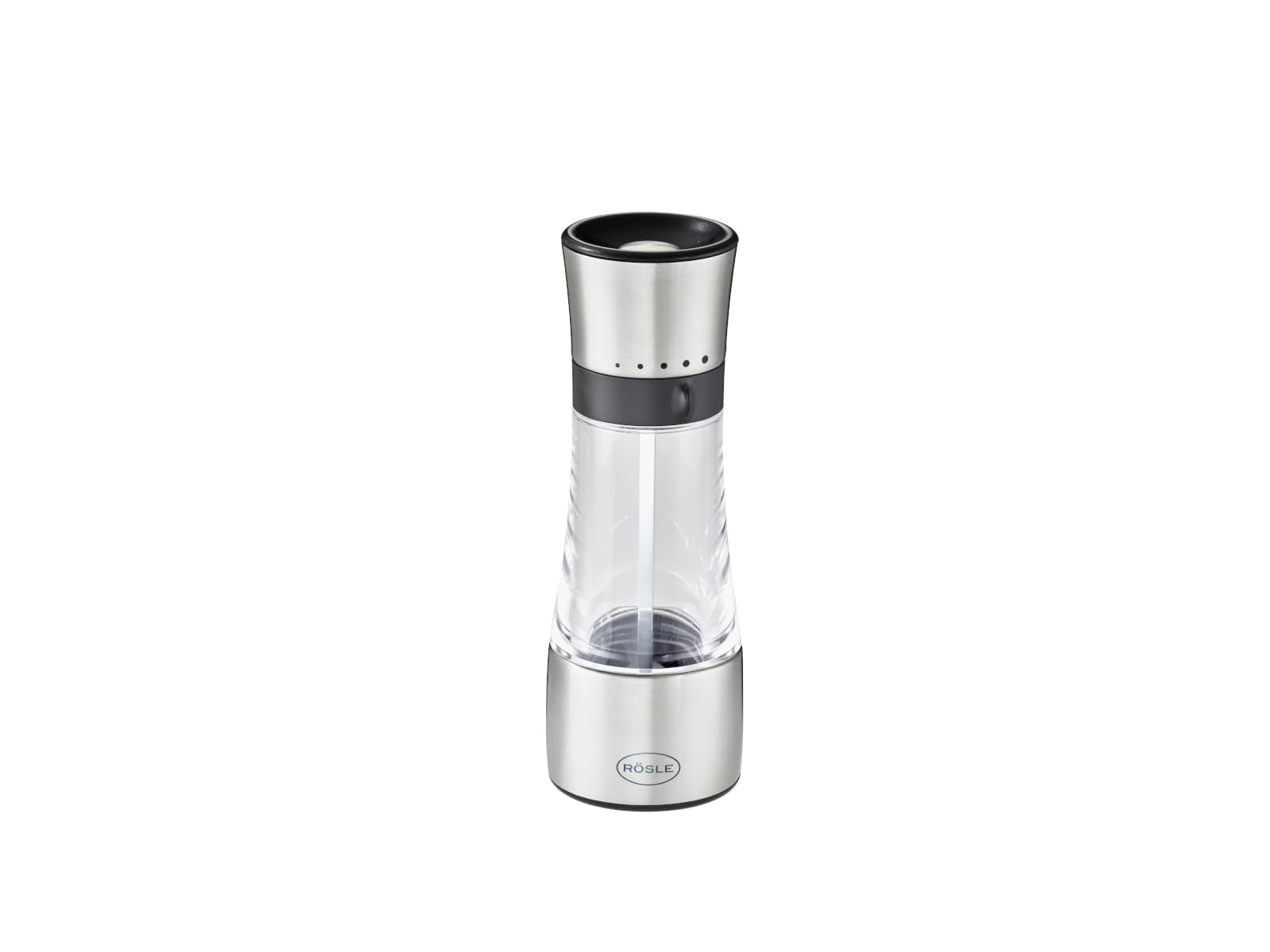 Photo 1 of Spice Mill- SS/clear acrylic- Inverted- 5 grind levels