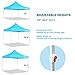 Ohuhu Pop-Up Canopy Tent - 10 x 10 ft, Instant Shelter Canopy with wheeled Carrying Bag (light blue)