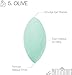 De Prettilicious Liquid Foundation and Pressed Powder Cosmetic Pro Makeup Blender Sponge, 5-Shape Set