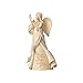 Enesco Foundations Choose Hope Angel Stone Resin Figurine, Cream