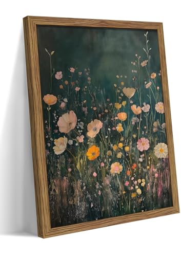 Wildflower Wood Framed Wall Art Set