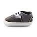 Huluwa Baby Shoes Non-slip First Walking Shoes, Rubber Sole Canvas Shoes for Baby Boys Girls, Safe and Comfort, Gray