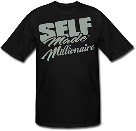 Modern Vihcion Men's Self Made Millionaire T-Shirts Black XXL