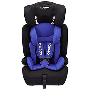 Amazon Brand – Solimo Car Seat for 9 Months – 12 Years Kids, Blue