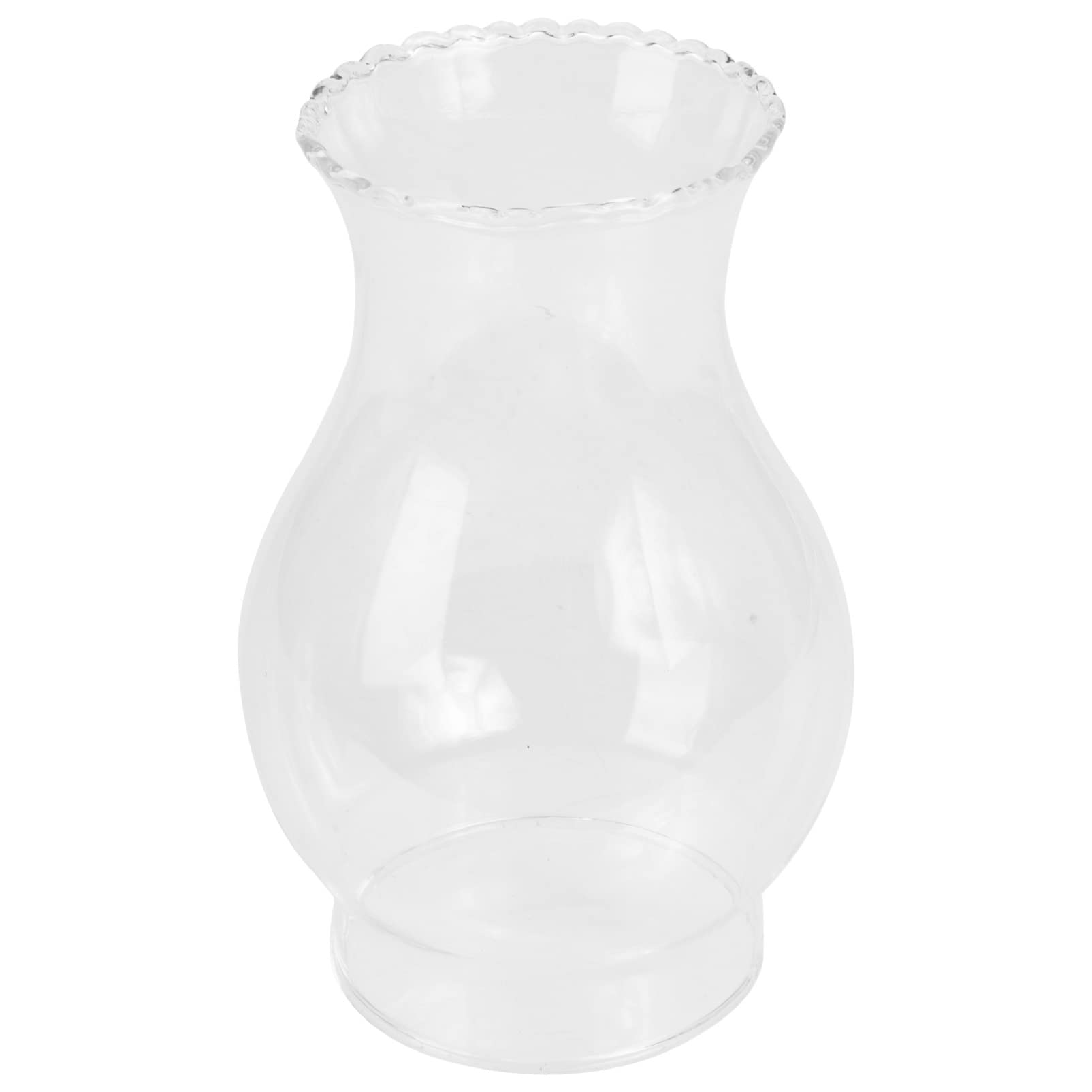 HOMSFOU Glass Lamp Shade for Kerosene Lamps Frosted Oil Lamp Cover Wall Light Shade Indoor Lighting Accessory 5.71X3.74X2.68In