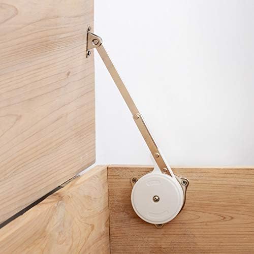 Morinbo 70n1n Soft Close Lid Support Hinge Safety Lid Stay Toy Box Treasure Chest Hinge Kitchen Cabinet Wardrobe Cupboard Door Lift Buffer Damper For Top Upward Opening Drop Down Doors