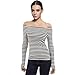Fancyqube(TM) Women's Strapless Long Sleeve Blouse Top