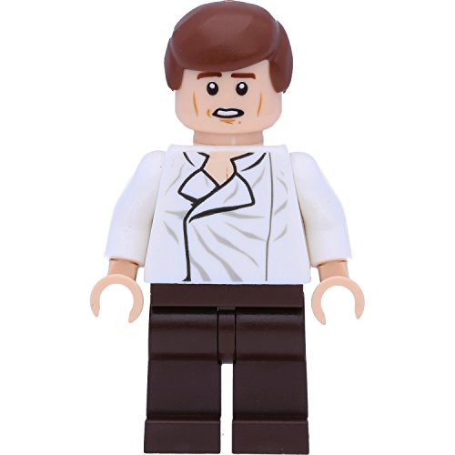 LEGO Star Wars Minifigur: Han Solo im weißen Hemd mit Blastern – Bild 6