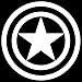 Yoonek Graphics Captain Super Hero Decal Sticker for Car Window, Laptop, Motorcycle, Walls, Mirror and More. # 459 (4