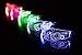 Neon Nightlife LED Light Up Glasses, Red | Cyberpunk Goggles, Rezz Visor Robocop Futuristic Electronic Lights