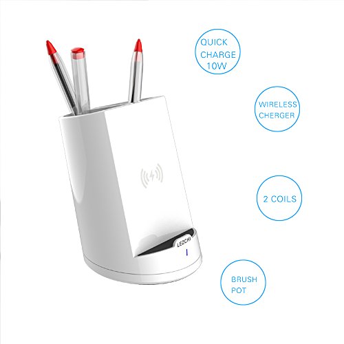 Wireless Charger, Fast Wireless charger Qi-Certified Wireless Charger Wireless Charging Pad Stand fo - //coolthings.us