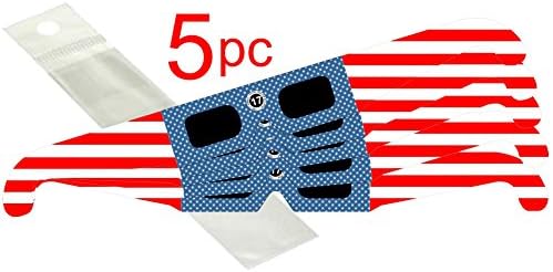 Eclipse Glasses Standard - Stars &amp; Stripes - 5 in a package by TSE17 - Total solar eclipse with DIN and ISO