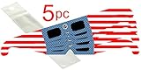 Eclipse Glasses Standard - Stars & Stripes - 5 in a package by TSE17 - Total solar eclipse with DIN and ISO