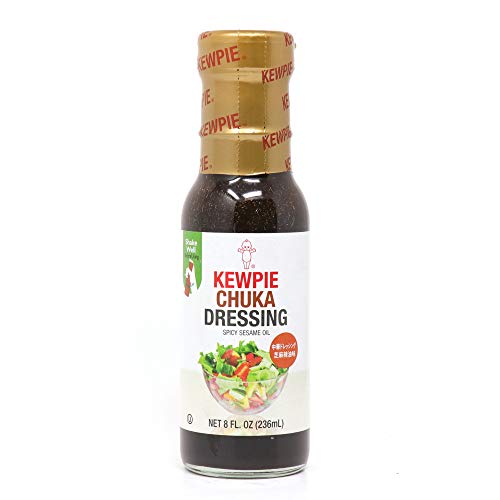 Kewpie Spicy Sesame Oil Dressing, Chukka, 8 Ounce (Pack of 12)
