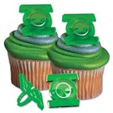 Green Lantern Movie Cupcake Rings