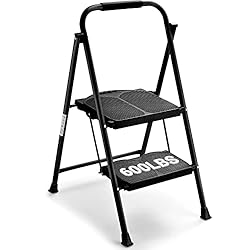 ALPURLAD Step Ladder 600lbs Extra Large & Wide 2