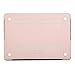 MOSISO Plastic Hard Shell Case & Keyboard Cover & Screen Protector Only Compatible with MacBook Pro Retina 15 inch (Model: A1398, Older Version Release 2015 - end 2012), Rose Quartz