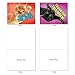 The Best Card Company, Cat Big Thanks - 10 Funny Thank You Cards (4 x 5.12 Inch) - Assorted Cats, Bulk Boxed Set M2368TYG