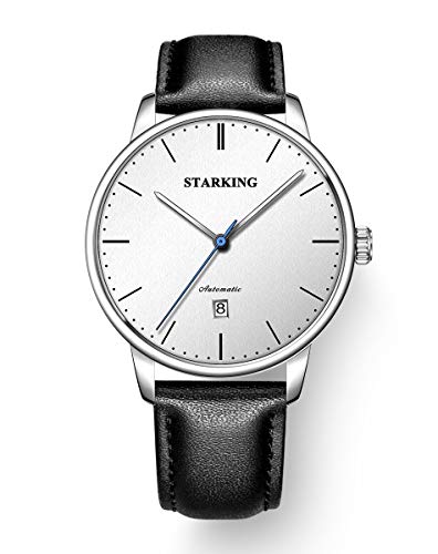 STARKING Top Brand Luxury Automatic Mens Wrist Watch TM0915 Leather Watch Men Casual Waterproof Watches Male