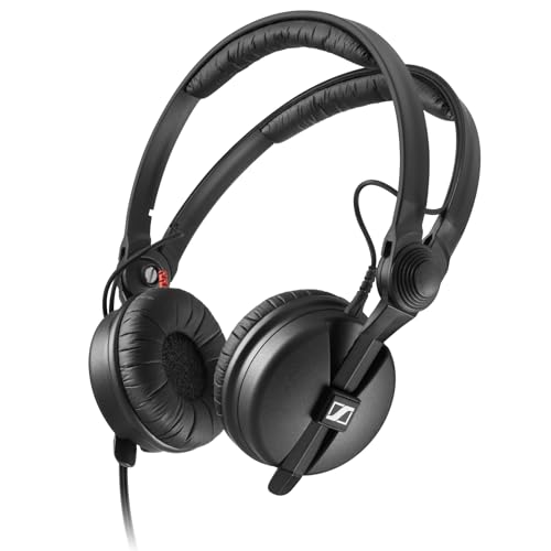Sennheiser ゼンハイザー HD 25 密閉型 プロフェッショナル モニターヘッドホン 【国内正規品】 506909 ブラック 軽量 DJ定番