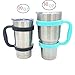Handle for 20 oz Yeti , Rambler Tumbler Cooler Handle Vacuum Insulated Cup Holder Grip,Tumbler NOT Included.(NOT FIT RTIC 20 OZ Rambler Tumbler)