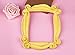 CoolGiftHome Friends Forever [25th Anniversary Ed] Friends TV Show Merchandise Peephole Yellow Frame for Friends Fans, of The Frame seen in Monica's Door. …